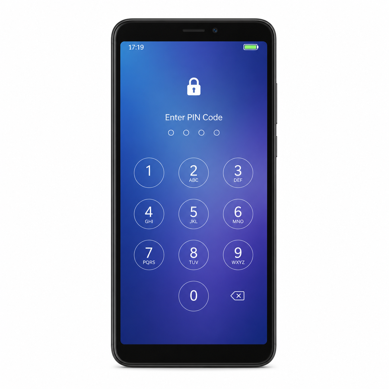 DISAVIO Vision Guard EVO3 con schermata di blocco PIN, protezione password multilivello e accesso riservato al dispositivo