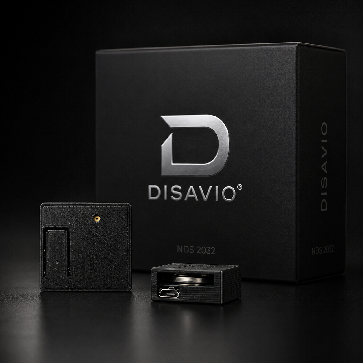 Microregistratore DISAVIO NDS 2032 con batteria usa e getta CR2032, dispositivo audio ultra compatto con lunga autonomia