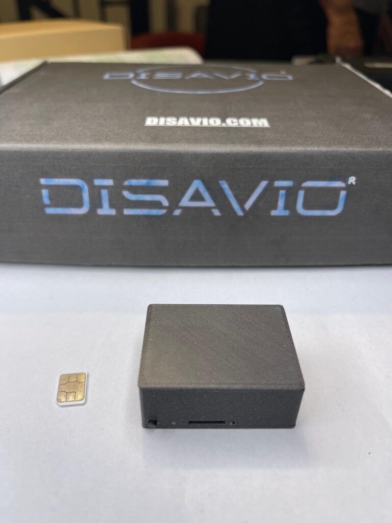 DISAVIO Microspia 4G che registra e invia audio a distanza con ascolto live